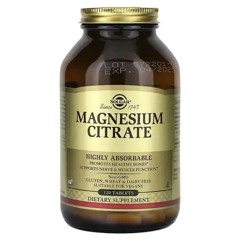 Solgar Magnesium Citrate 400 mg 120 tab SOL-59205 фото