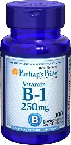 Puritan's Pride Vitamin B-1 250 mg 100 tab 0630 фото