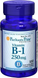 Puritan's Pride Vitamin B-1 250 mg 100 tab 0630 фото