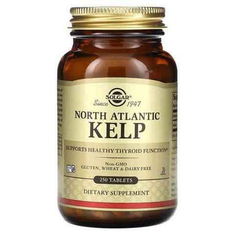 Solgar North Atlantic Kelp 200 mcg 250 таблеток SOL-01500 фото
