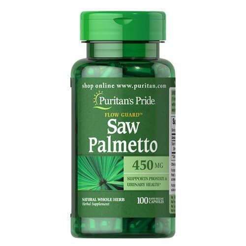 Puritan's Pride Saw Palmetto 450 mg 100 caps 03531 фото
