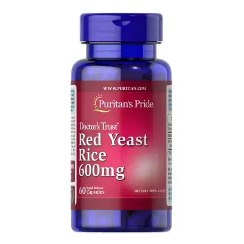 Puritan's Pride Red Yeast Rice 600 mg 60 caps 6211 фото