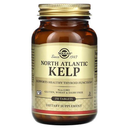 Solgar North Atlantic Kelp 200 mcg 250 tab SOL-01500 фото