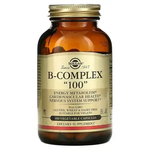 Solgar B-Complex 100 100 caps SOL-01150 фото
