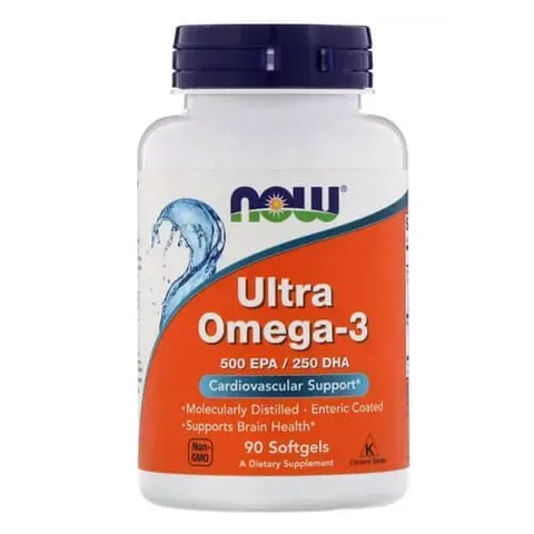 NOW Ultra Omega-3 90 softgels NOW-01661 фото
