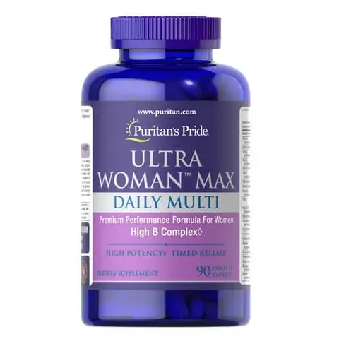 Puritan's Pride Ultra Woman Max Daily Multivitamin 90 tab - 01.2027 51509 фото