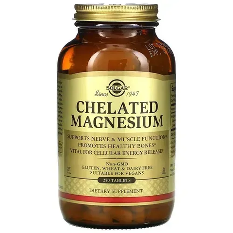 Solgar Chelated Magnesium 250 tab SOL-59433 фото