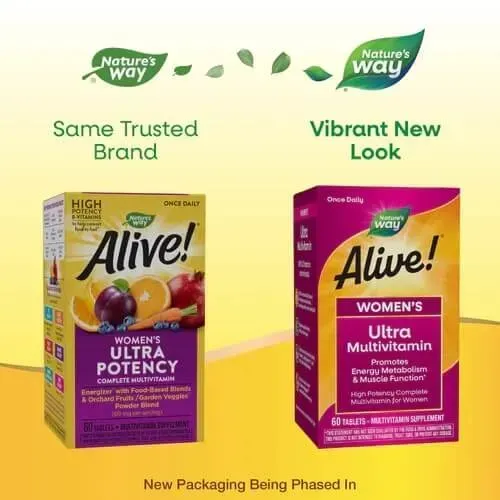 Nature's Way Alive! Women's Ultra Potency Complete Multivitamin 60 tab NWY-15686 фото