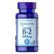 Puritan's Pride Vitamin B-2 (Riboflavin) 100 mg 100 tab 0640 фото