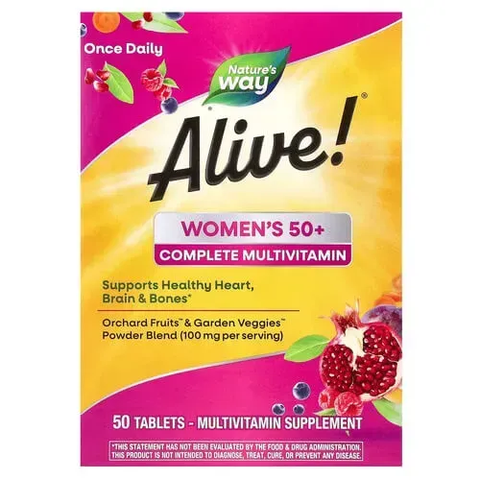 Nature's Way Alive! Women's 50+ Complete Multivitamin 50 таблеток NWY-13662 фото