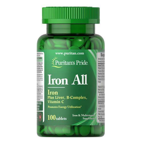 Puritan's Pride Iron All Iron 100 tab 01911 фото