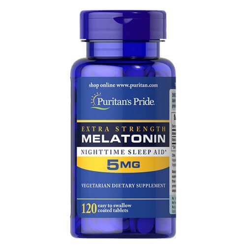 Puritan's Pride Melatonin 5 mg 120 tab 15746 фото