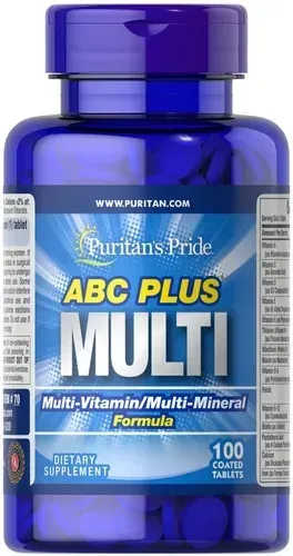 Puritan's Pride ABC Plus Multivitamin and Multi-Mineral Formula 100 tab 0070 фото
