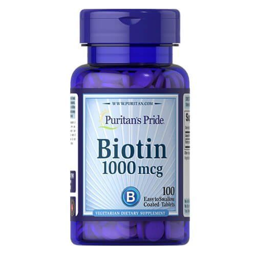Puritan's Pride Biotin 1,000 mcg 100 tab 7961 фото